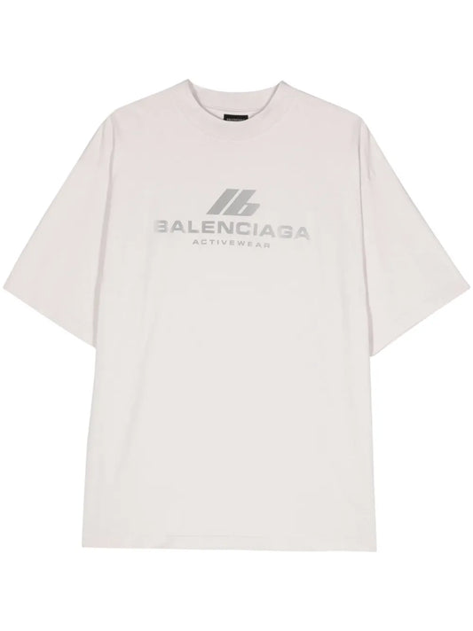 Reflective-Logo Cotton T-Shirt