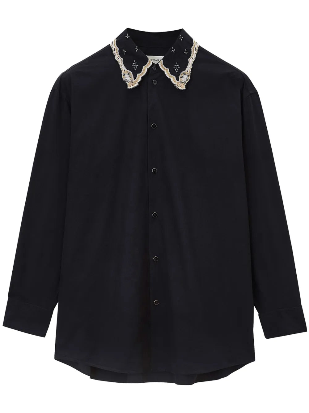 Embroidered Collar Shirt