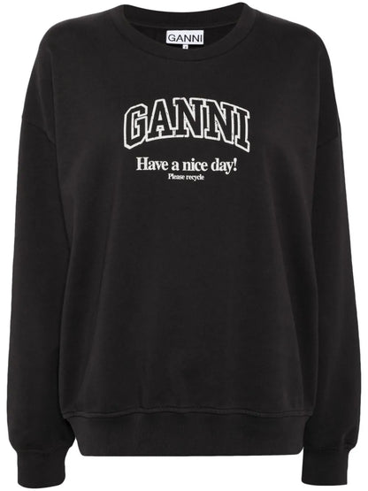 Logo-Print Organic-Cotton Sweatshirt