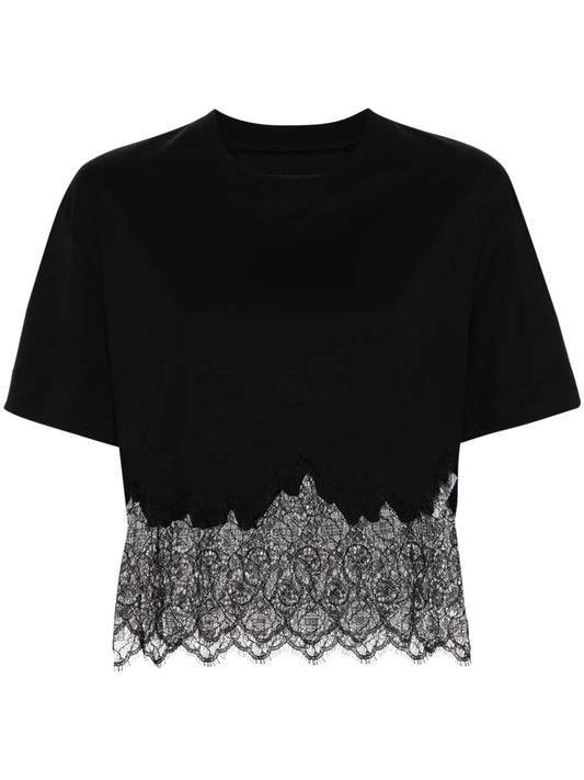 Cropped Cotton T-Shirt
