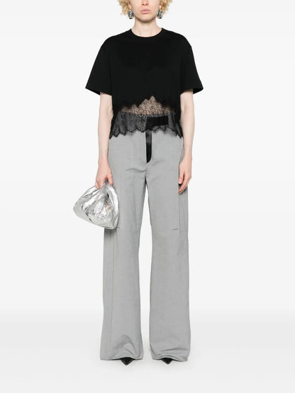 Cropped Cotton T-Shirt