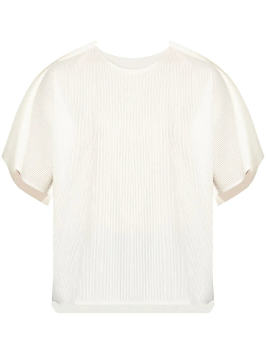 Ribbed-Knit T-Shirt