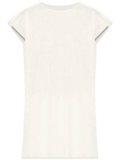 Side-Slits Plissé Tunic