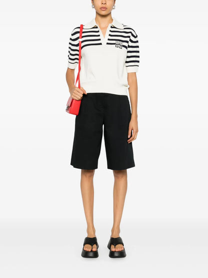 4G-Motif Polo Top