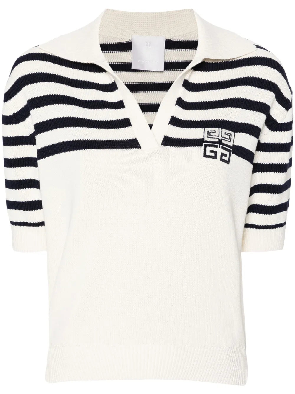 4G-Motif Polo Top