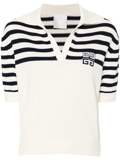 4G-Motif Polo Top