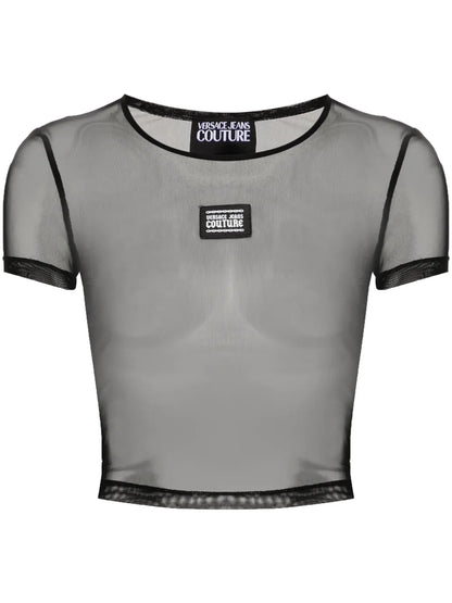 Piece Number-Logo Mesh T-Shirt