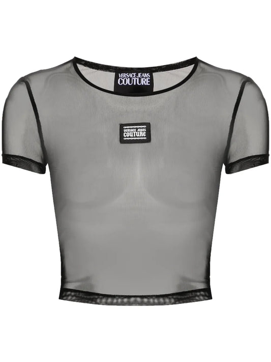 Piece Number-Logo Mesh T-Shirt