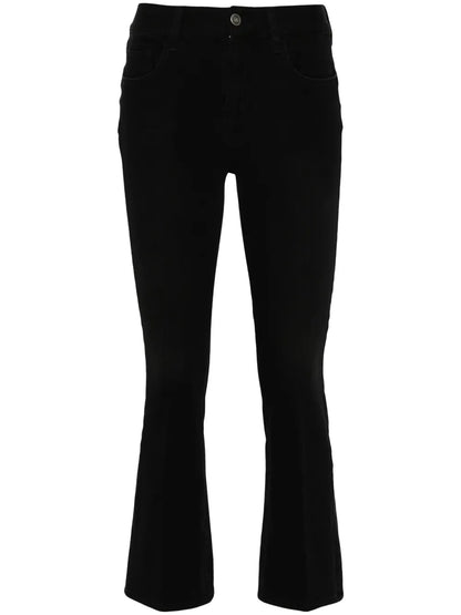 Bootcut Cropped Jeans