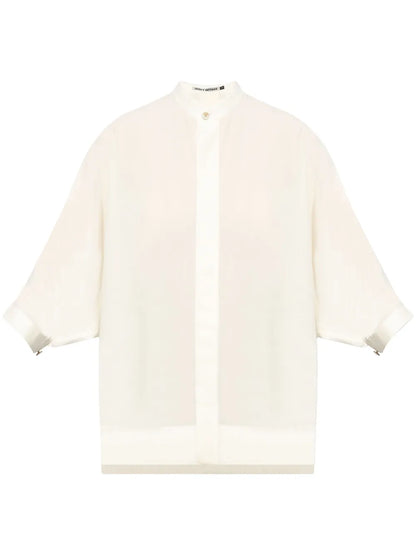 Single Plait Round Collar Top
