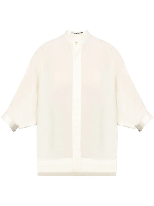 Single Plait Round Collar Top
