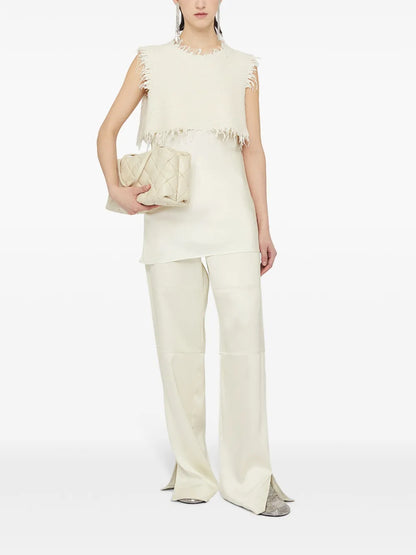 Layered-Design Sleeveless Top