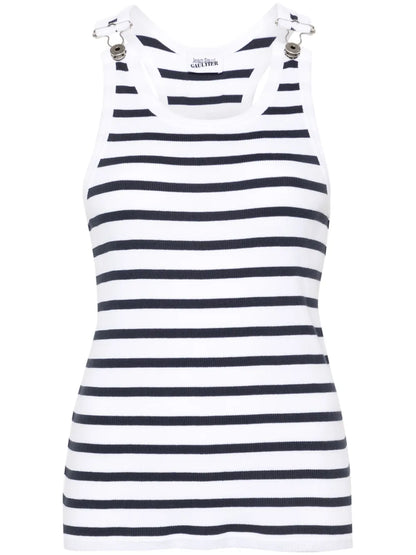 Ribbed Striped Tank Top
