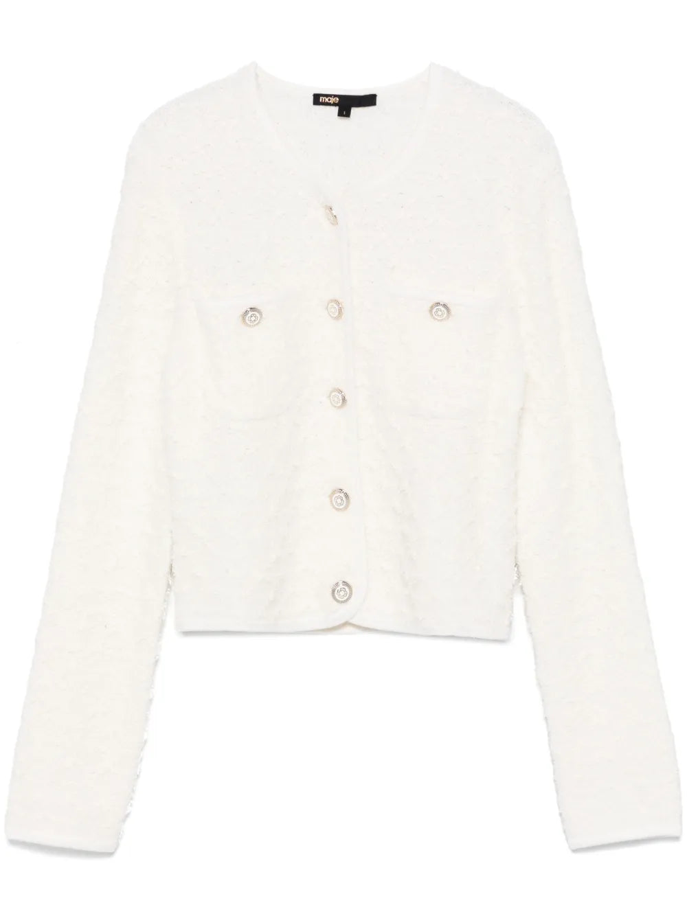 Diamond-Pattern Cardigan