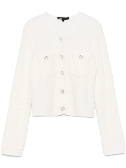 Diamond-Pattern Cardigan