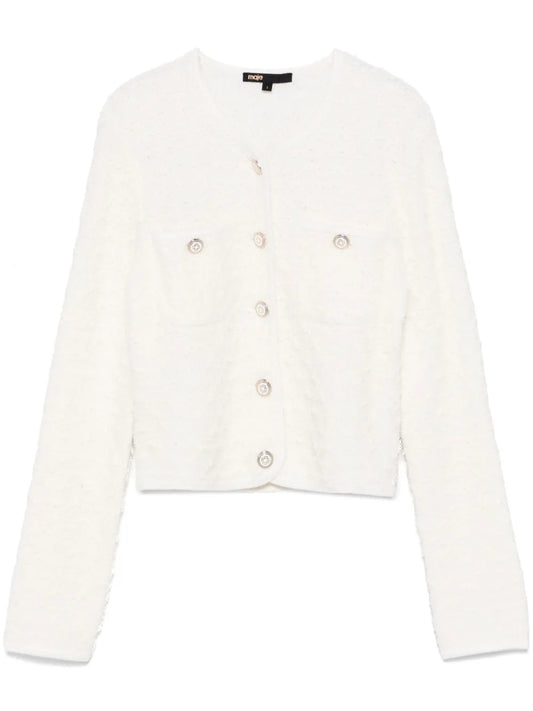 Diamond-Pattern Cardigan