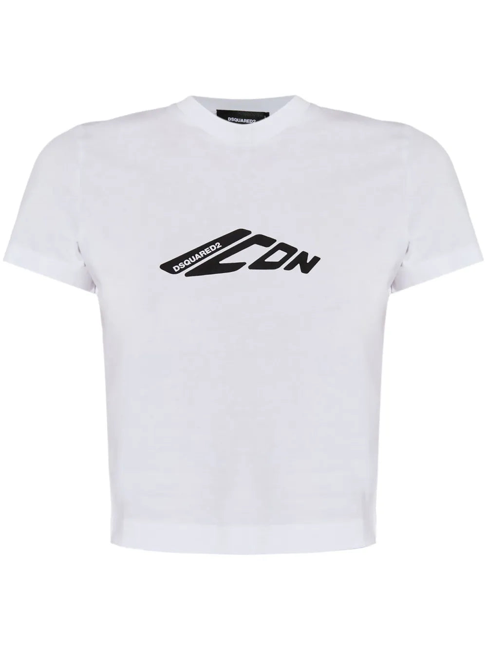 Logo-Printed Cropped T-Shirt