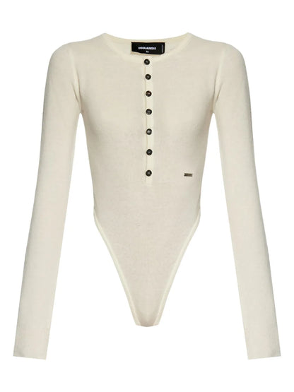 Button-Up Knitted Bodysuit