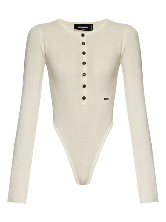 Button-Up Knitted Bodysuit