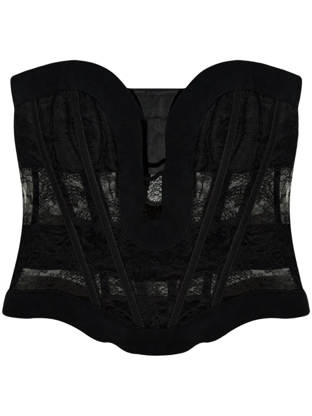 Lace-Panelled Classic Corset
