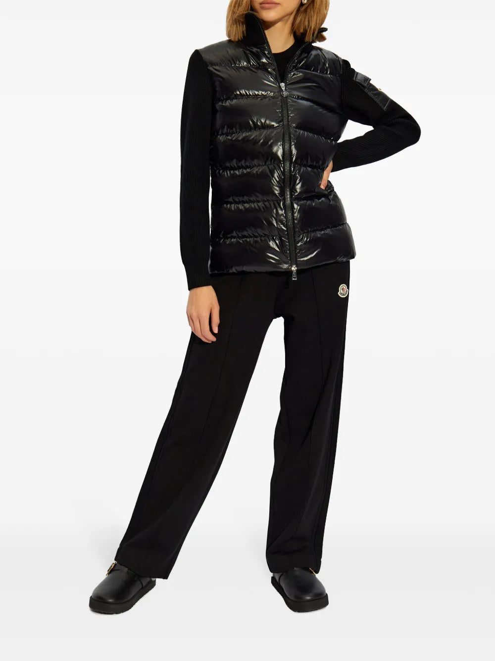 Logo-Patch Virgin Wool Track Pants