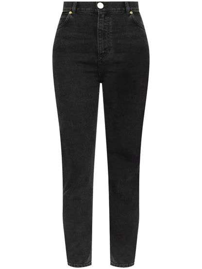 High-Rise Slim Fit Jeans