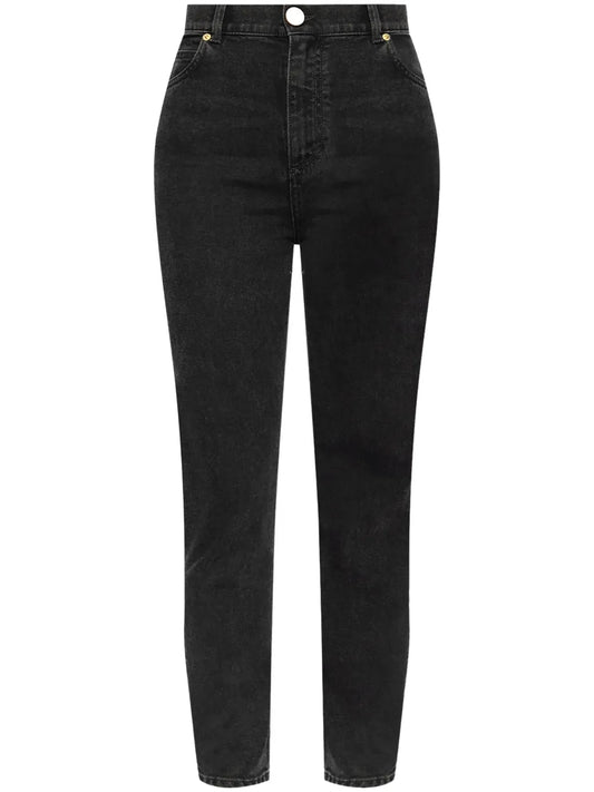 High-Rise Slim Fit Jeans
