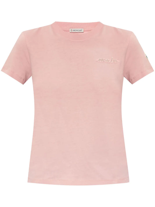 Logo-Patch Cotton T-Shirt