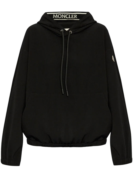 Logo-Appliqué Drawstring Hoodie