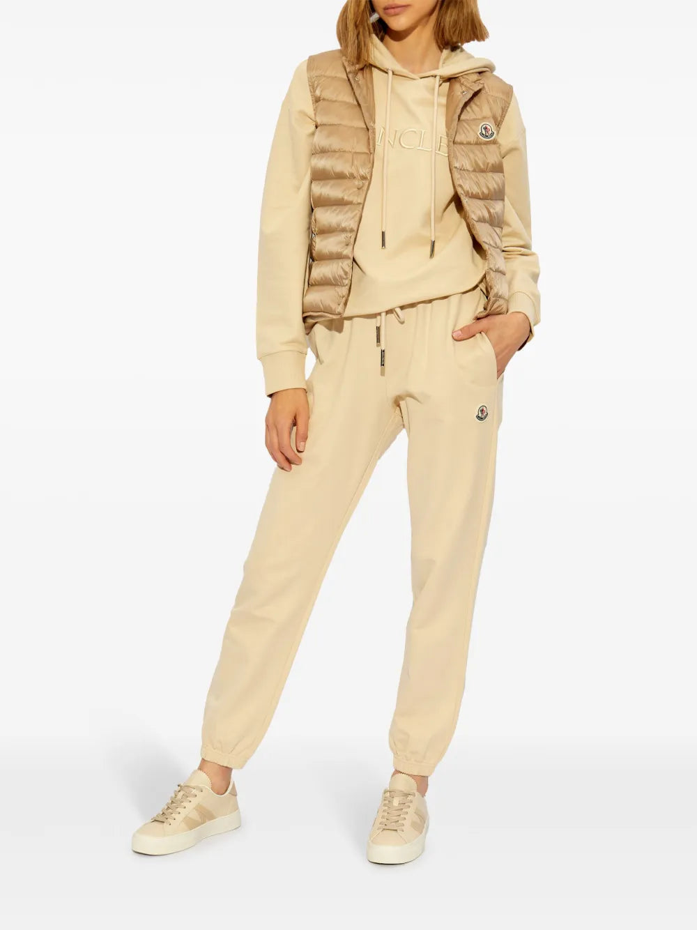 Logo-Patch Cotton Track Pants