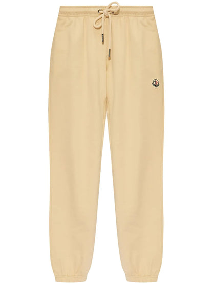 Logo-Patch Cotton Track Pants