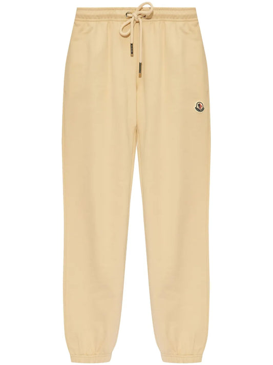 Logo-Patch Cotton Track Pants