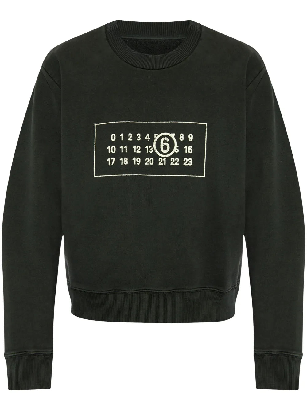 Signature-Numbers Cotton Sweatshirt