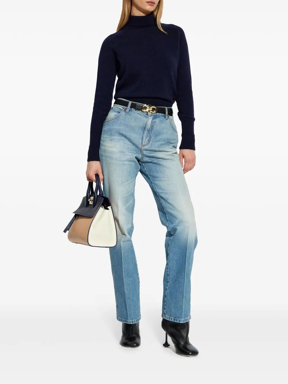 Roll-Neck Wool Jumper
