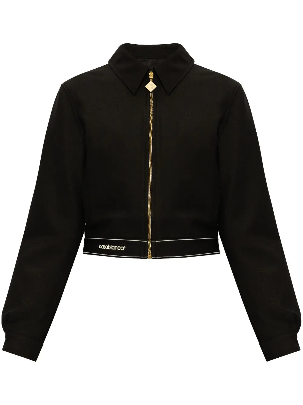Zip-Fastening Logo-Print Jacket