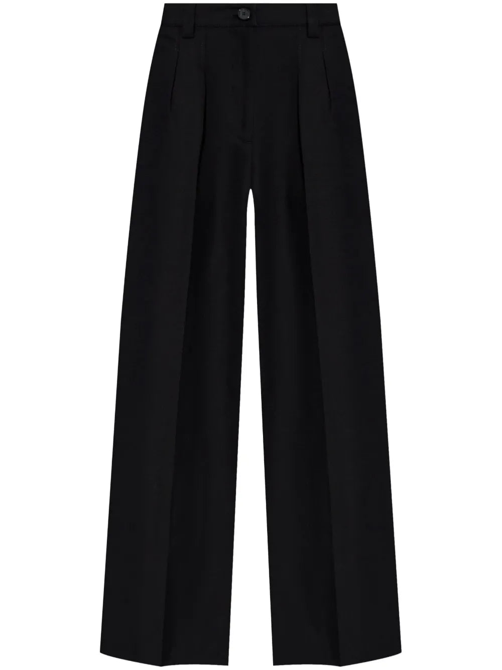 Straight Cotton Trousers
