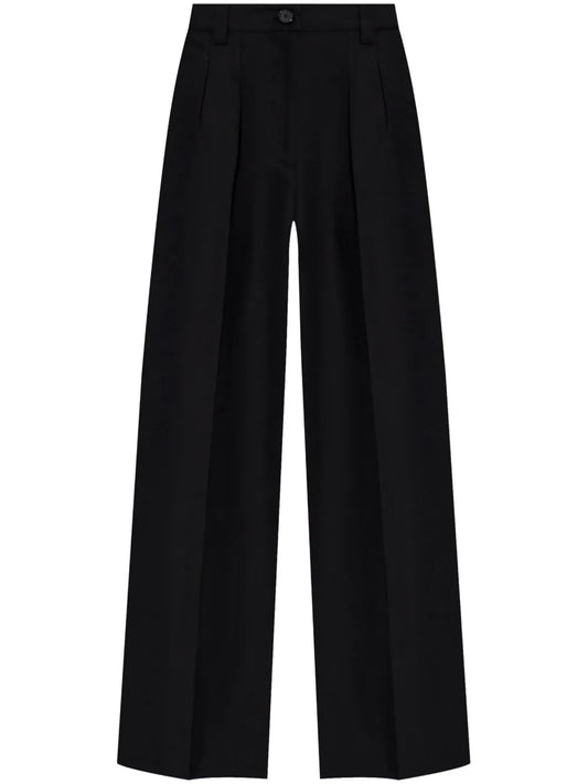 Straight Cotton Trousers