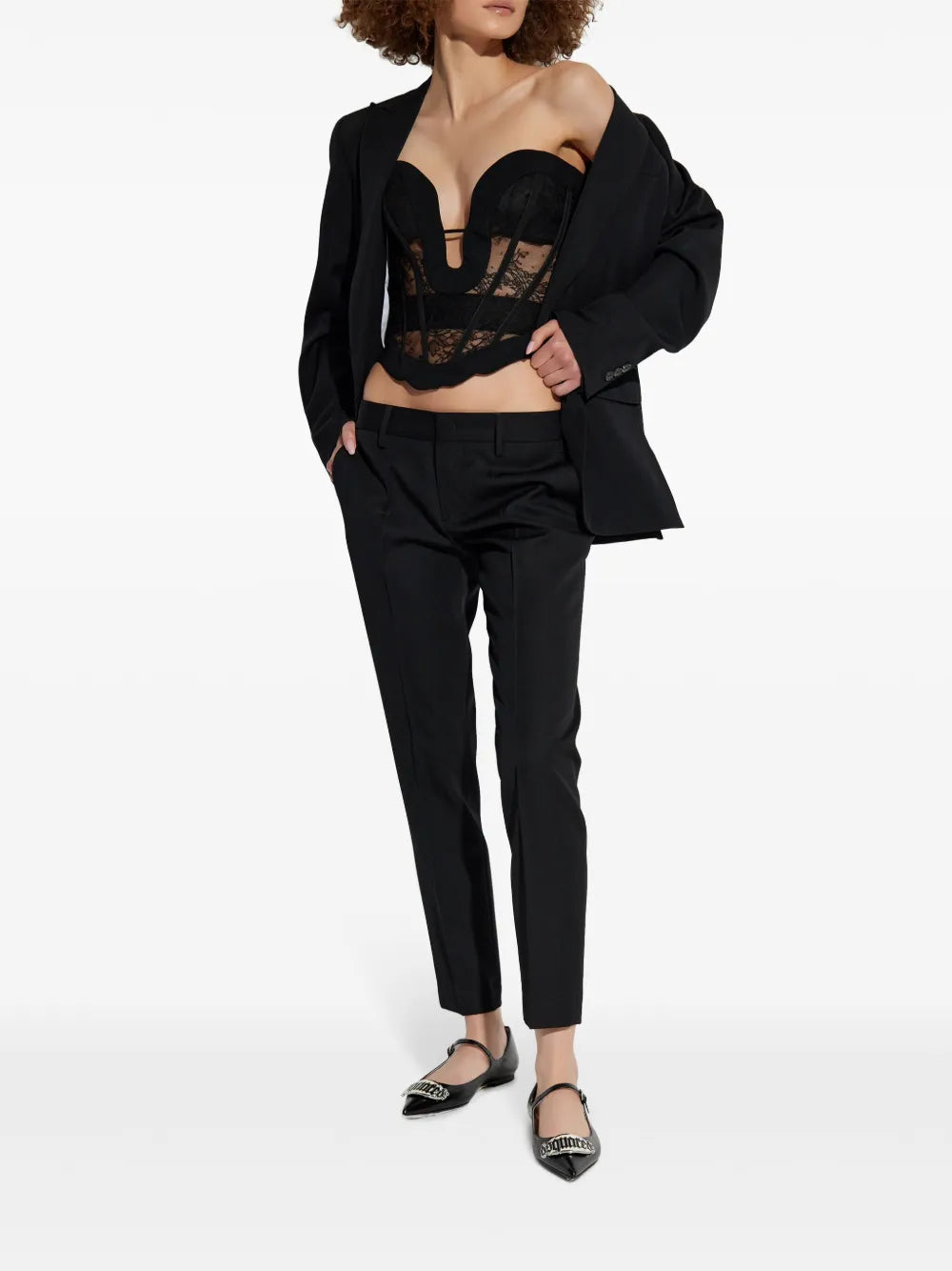 Straight-Leg Tailored Trousers