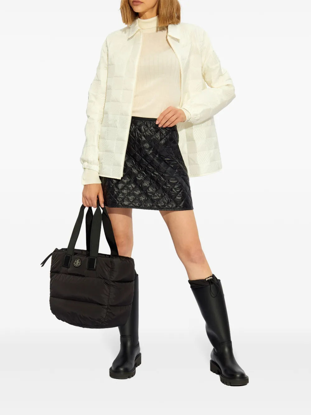 Roll-Neck Wool-Cashmere Sweater