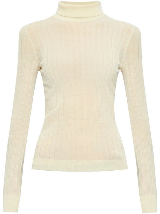 Roll-Neck Wool-Cashmere Sweater