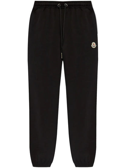 Logo-Patch Cotton Track Pants