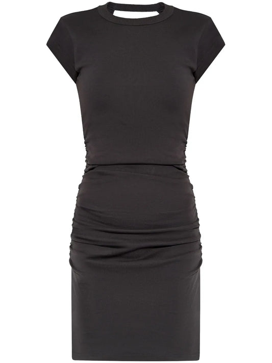 Cut-Out Cotton Mini Dress