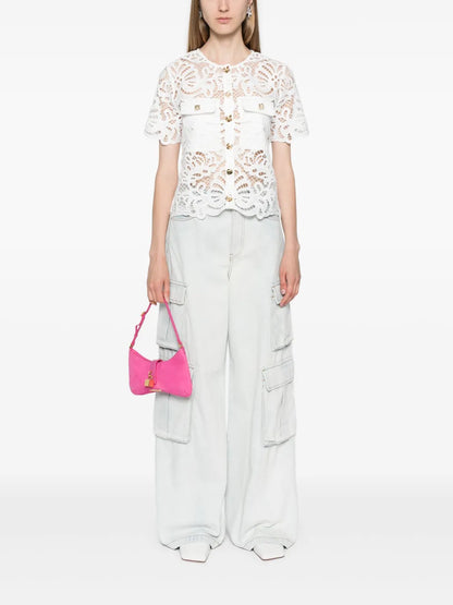 Guipure-Lace Shirt