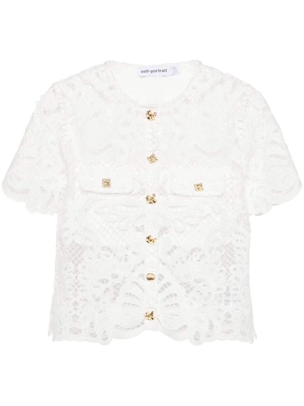 Guipure-Lace Shirt