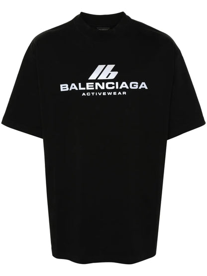 Reflective-Logo Cotton T-Shirt