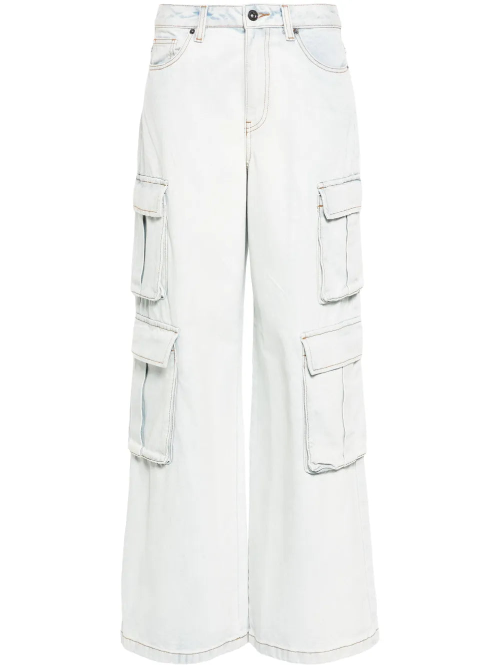 Cargo Wide-Leg Jeans