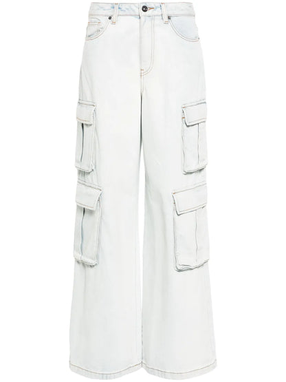 Cargo Wide-Leg Jeans