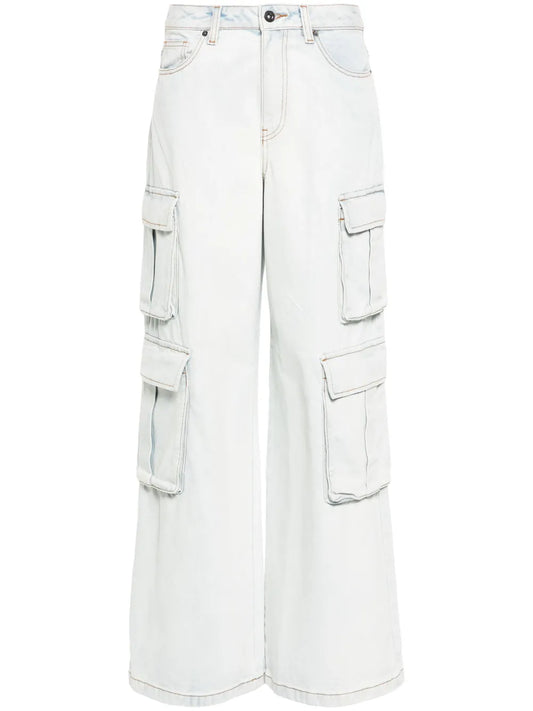 Cargo Wide-Leg Jeans