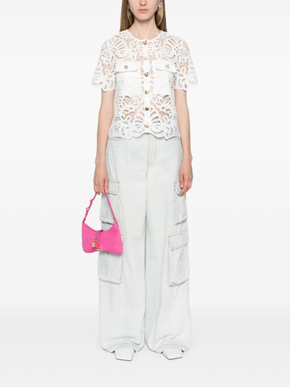 Cargo Wide-Leg Jeans