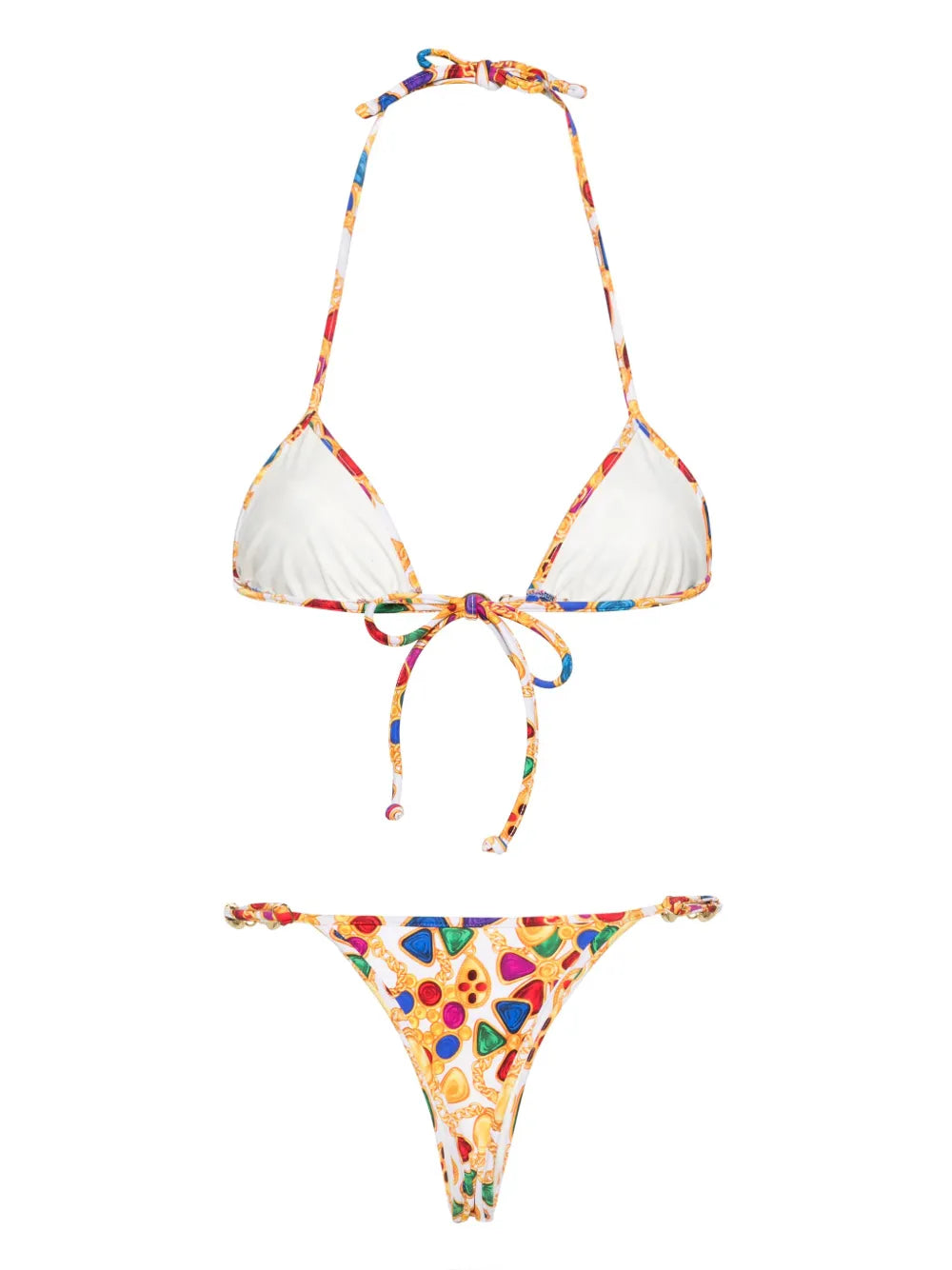 Geometric-Print Bikini